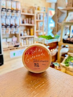 FLEUR DE SEL DE GUERANDE PIMENT ESPELETTE 75G SALORGE DE ROSTU