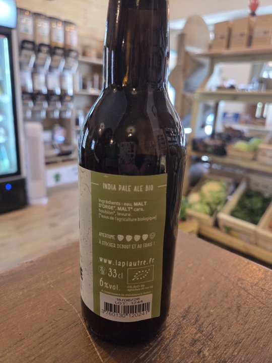 LA PIAUTRE IPA BIO 6°  33CL