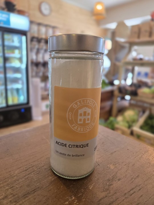 ACIDE CITRIQUE POT VERRE GALIPOLI
