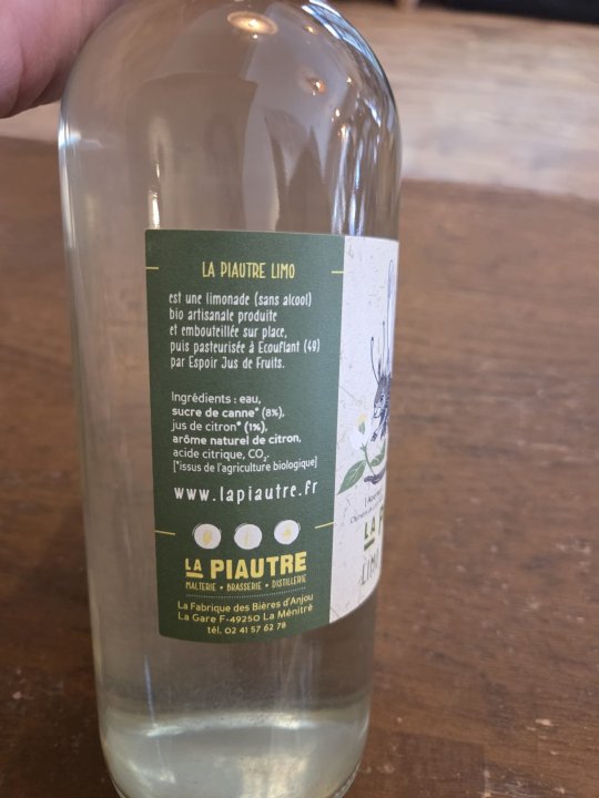 LA PIAUTRE LIMO BIO 75CL