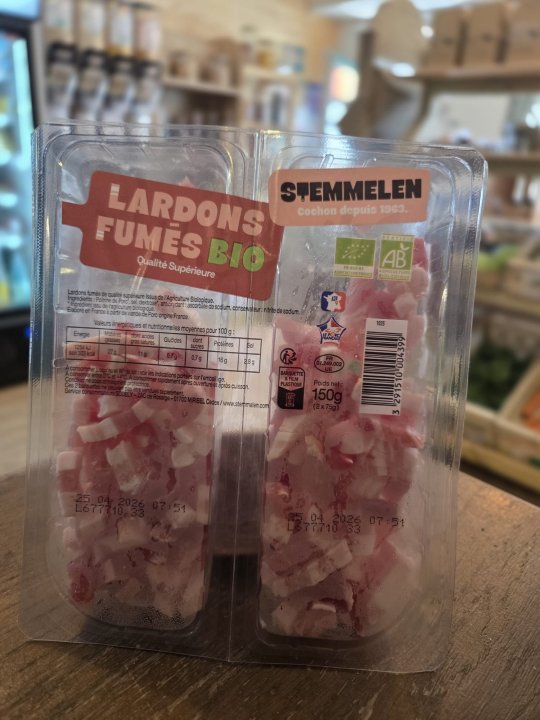 LARDONS FUMES STEMMELEN 2X75GR