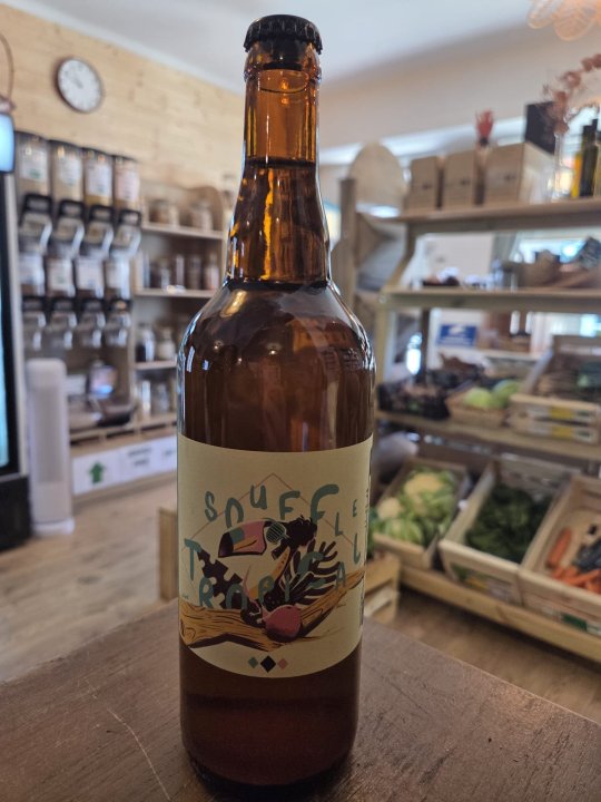 SOUFFLE TROPICAL BLANCHE BRASSERIE DU VIEUX SINGE 75CL