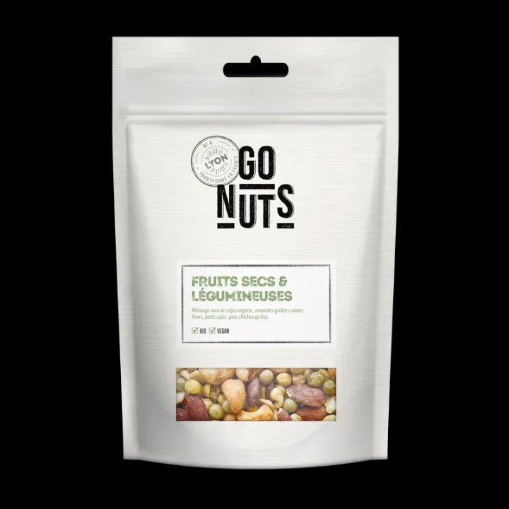 MELANGE FRUITS SECS ET LEGUMINEUSE GO NUTS 125GR