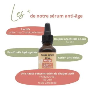 SERUM VISAGE ANTI AGE COMME AVANT 30ML