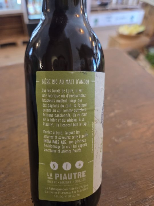 LA PIAUTRE IPA BIO 6°  33CL