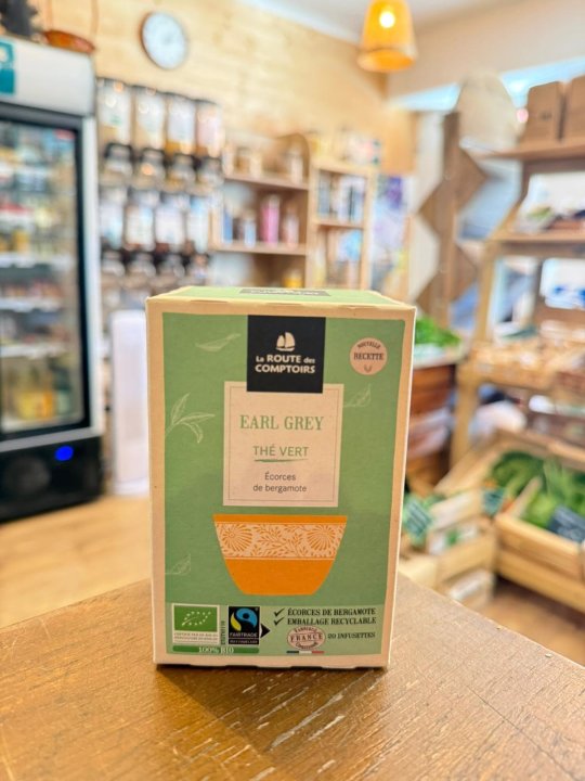THE VERT EARL GREY 20 INFUSETTES RTE DES COMPTOIRS