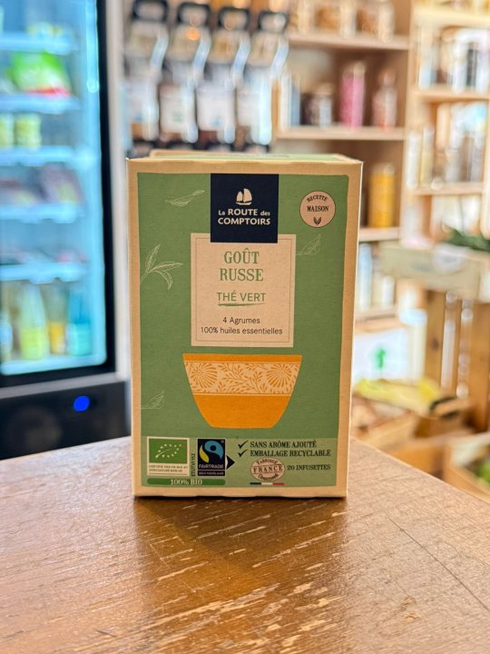 THE VERT GOUT RUSSE 20 INFUSETTES RTE DES COMPTOIRS