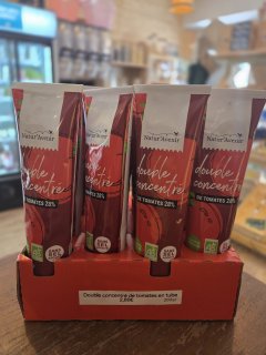 DOUBLE CONCENTRE DE TOMATE TUBE 28% 200GR NATUR'AVENIR