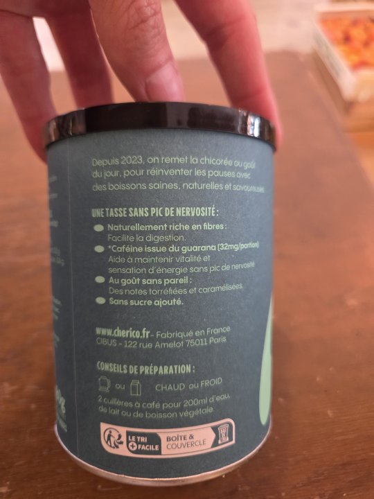 CHERICO CHICOREE ET GUARANA 80GR