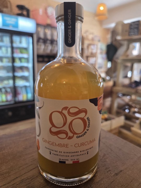 GINGER ET GINGER GINGEMBRE CURCUMA 500ML
