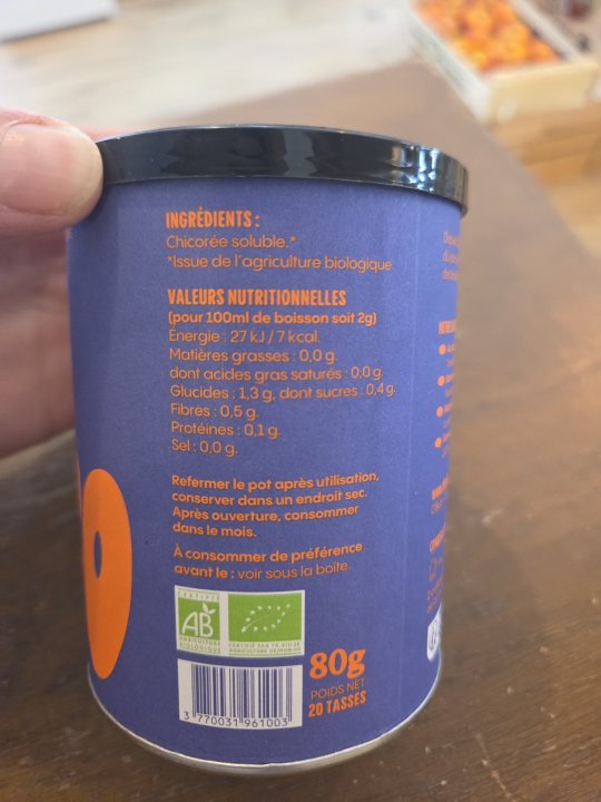 CHERICO CHICOREE NATURE 80GR