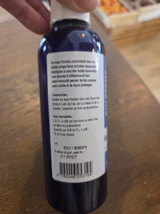 EAU FLORALE BLEUET 200ML EOLESENS