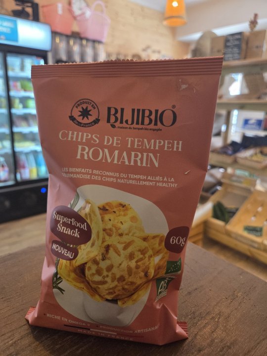 CHIPS TEMPEH ROMARIN BIJIBIO 60GR