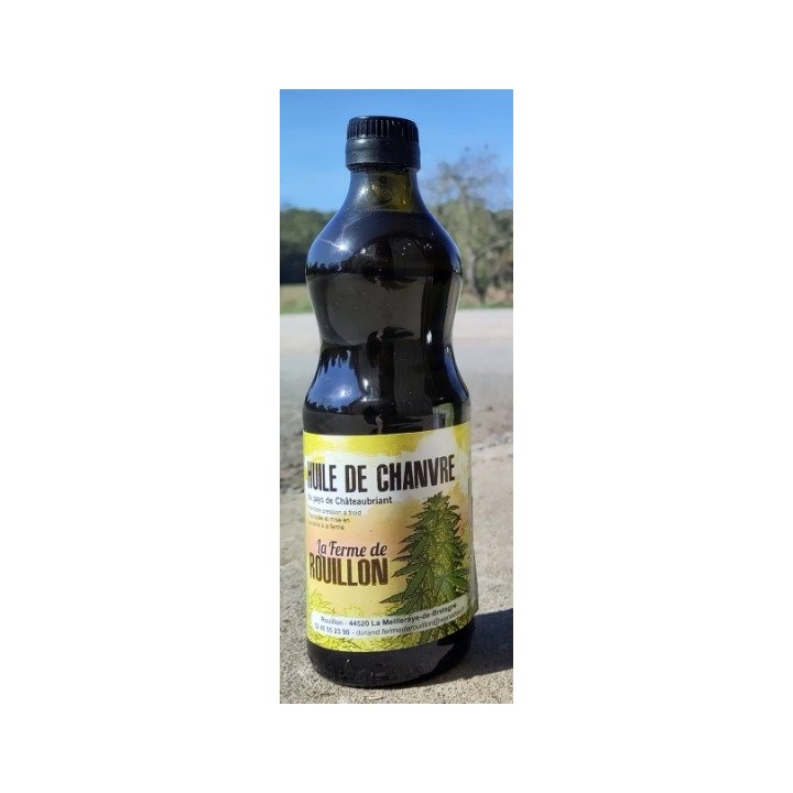 HUILE DE CHANVRE 0.5L FERME DU ROUILLON