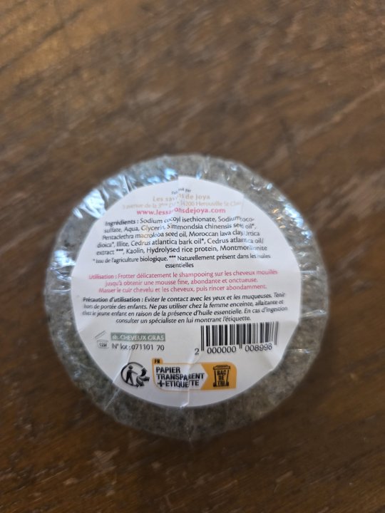 SHAMPOING CHEVEUX GRAS JOYA 80GR