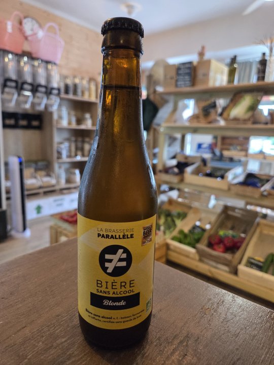 BIERE BLONDE SANS ALCOOL BRASSERIE PARALLELE 33CL