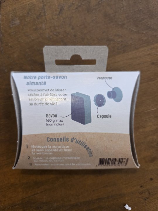 PORTE SAVON AIMANTÉ APIMANI X1