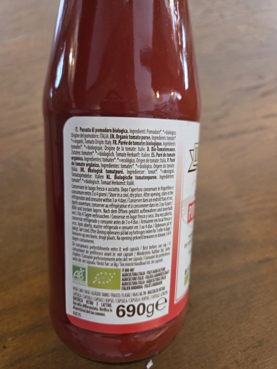 PASSATA TOMATE IRIS 690GR