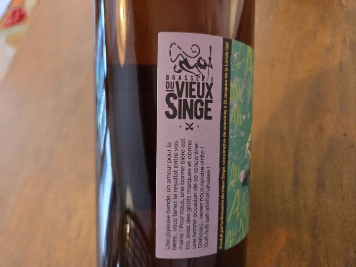 SACRE BOUCAN IPA BRASSERIE DU VIEUX SINGE 75CL 