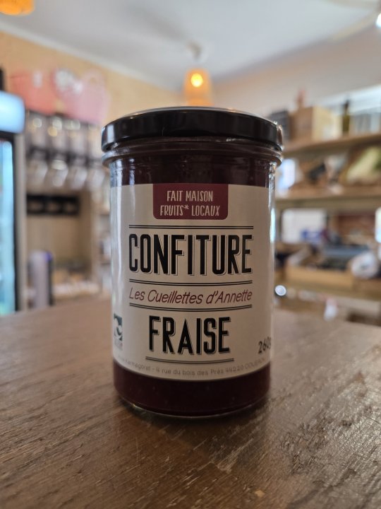 CONFITURE FRAISE LES CUEILLETTES D'ANNETTE 260GR