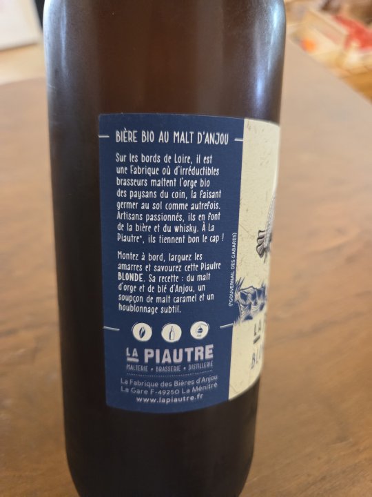 LA PIAUTRE BLONDE 75CL