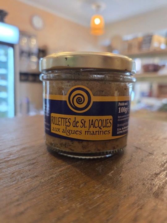 RILLETTES DE ST JACQUES AUX ALGUES 100GR