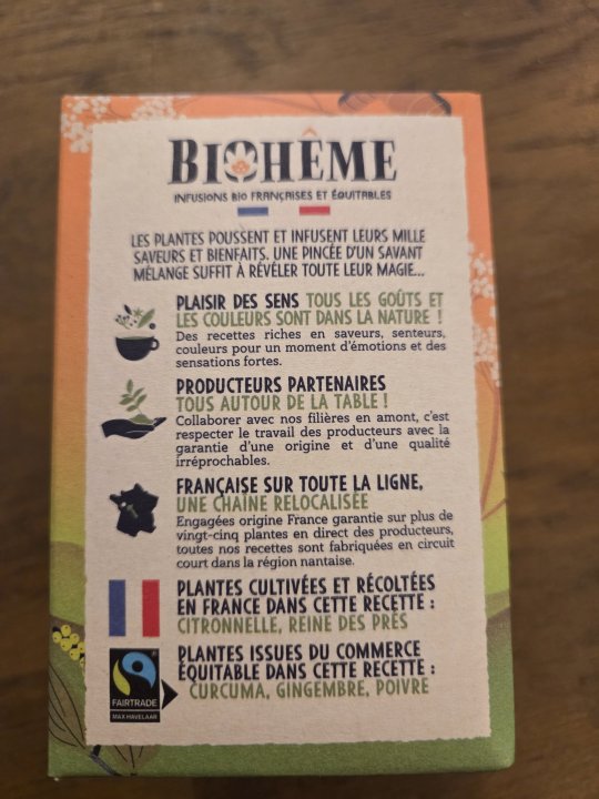 BIOHEME 20 INFUSETTES SPORT AVENTURE 