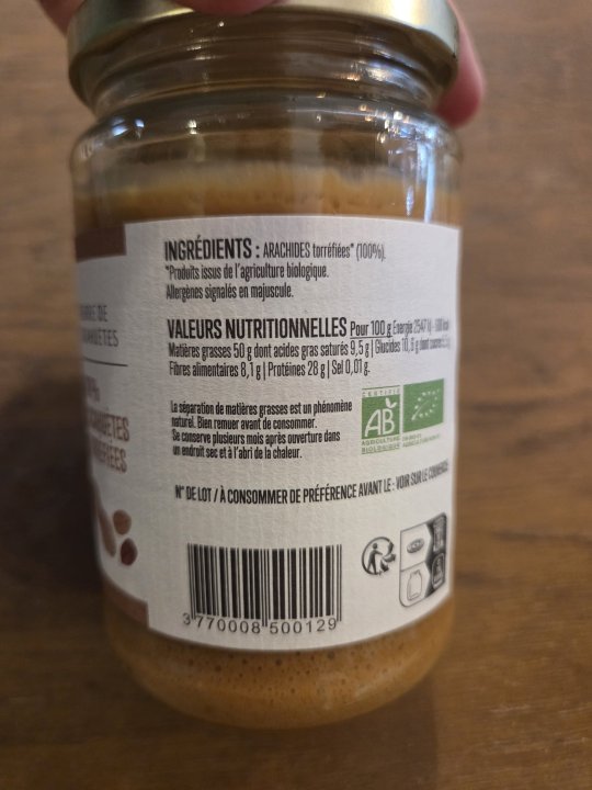 BEURRE DE CACAHUETES GO NUTS 270GR