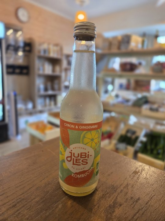 KOMBUCHA CITRON GINGEMBRE JUBILES 33CL