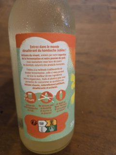 KOMBUCHA CITRON GINGEMBRE JUBILES 33CL