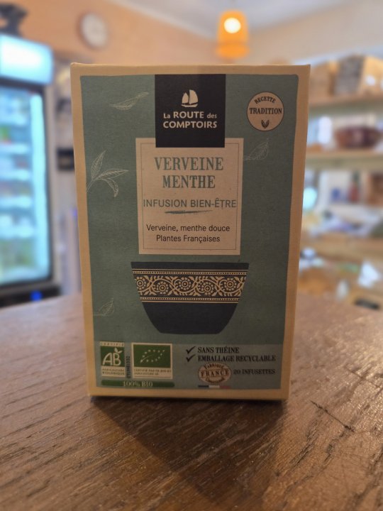 VERVEINE MENTHE 20 INFUSETTES RTE DES COMPTOIRS