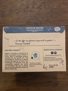 VERVEINE MENTHE 20 INFUSETTES RTE DES COMPTOIRS