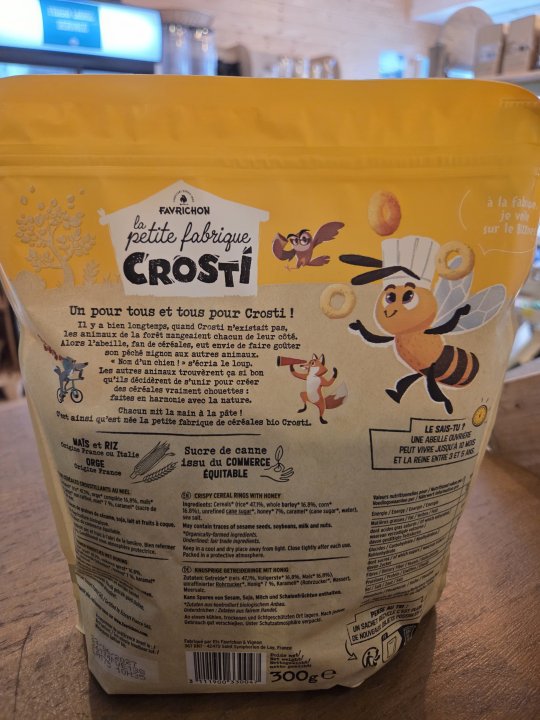 CROSTI OZ MIEL DOYPACK 300GR FAVRICHON