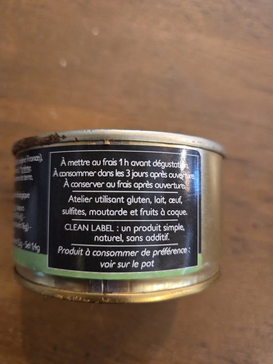 MOUSSE DE FOIE VOLAILLE SS NITRITE ROSTAIN 120GR