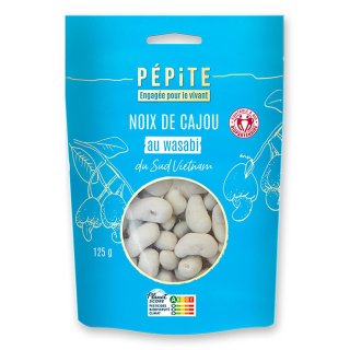 NOIX DE CAJOU WASABI PEPITE 125GR