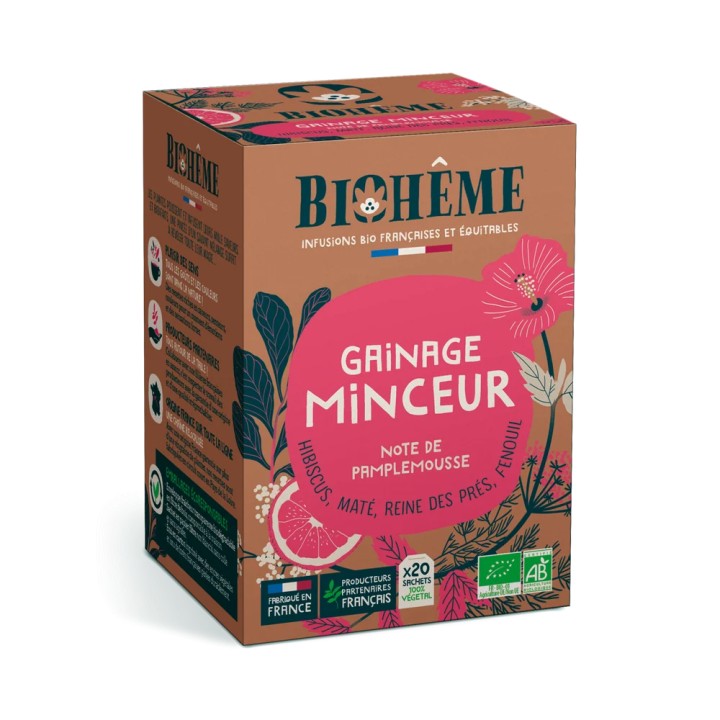 BIOHEME INFUSIONS DE 20 INFUSETTES GAINAGE MINCEUR