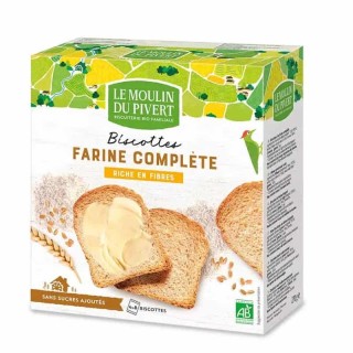 BISCOTTE COMPLETE A L'HUILE D'OLIVE MOULIN DU PIVERT