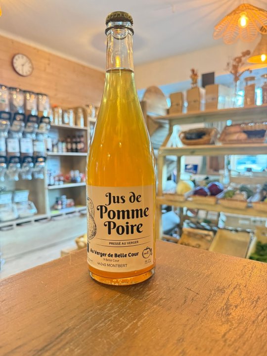 JUS DE POMME POIRE BELLE COUR CONSIGNE 0,60€