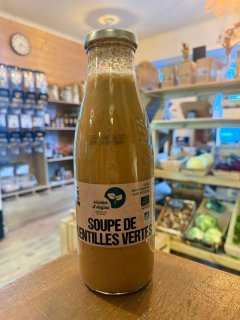 SOUPES DE LENTILLES VERTE  VIVIEN D'ANJOU75CL