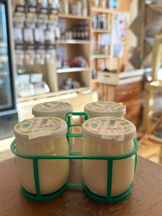 YAOURT FERMIER NATURE POT VERRE COTEAUX DIVATTE 4X100GR