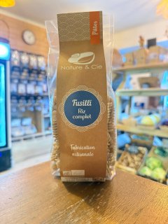 PATES SANS GLUTEN FUSILLI RIZ COMPLET  NATURE ET CIE 250 G