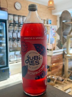 KOMBUCHA HIBISCUS ET MYRTILLE JUBILES 1L