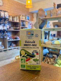 VELOUTE COURGETTE BASILIC GRANDEUR NATURE