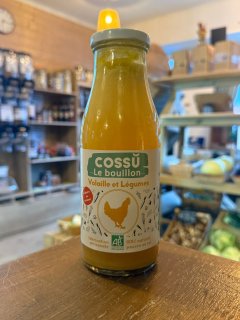 BOUILLON VOLLAILLE ET LEGUMES 50CL COSSU