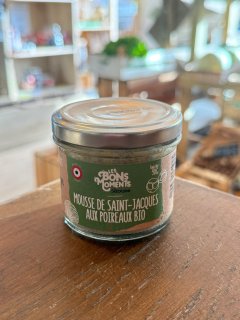 MOUSSES DE SAINT JACQUES AUX POIREAUX LES  BONS MOMENTS 90GR