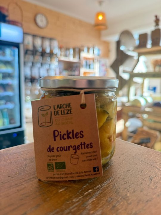 PICKLES COURGETTE GROS POT 250GR ARCHE DE LEZE