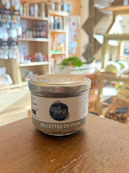 RILLETTES DE PORC BOIS SUZIN 350GR