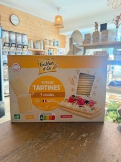 TARTINES KI'KROC 3 CEREALES SANS GLUTEN GRILLON D'OR 270GR