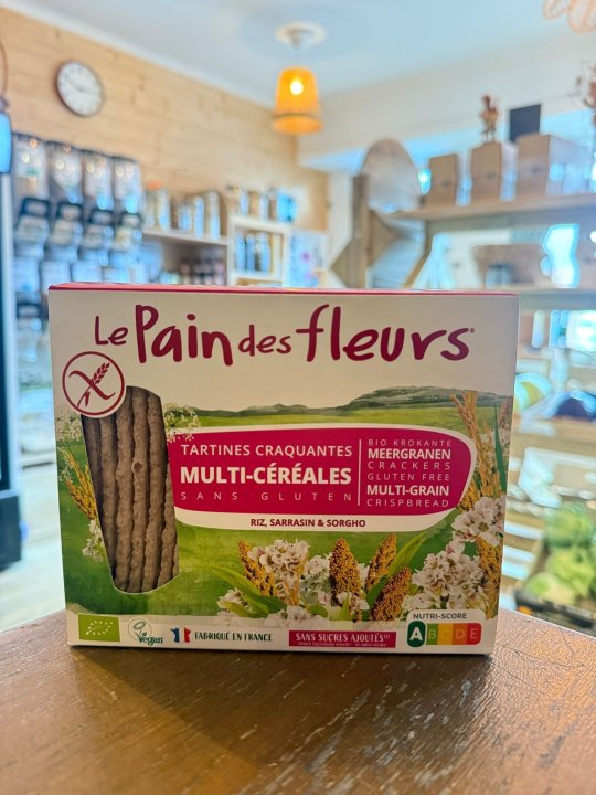 PAIN DES FLEURS MULTICEREALES SANS GLUTEN 150GR