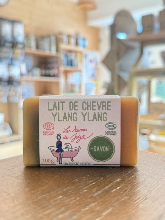 SAVON LAIT CHEVRE ET YLANG YLANG JOYA